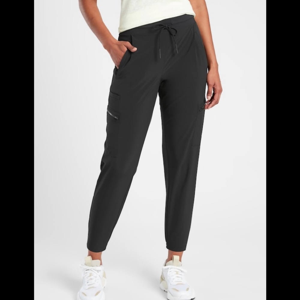 Athleta Venture Black Pant, Size 2